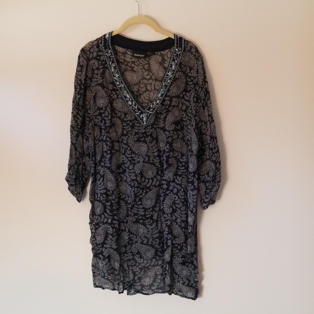 Organza Paisley Tunic